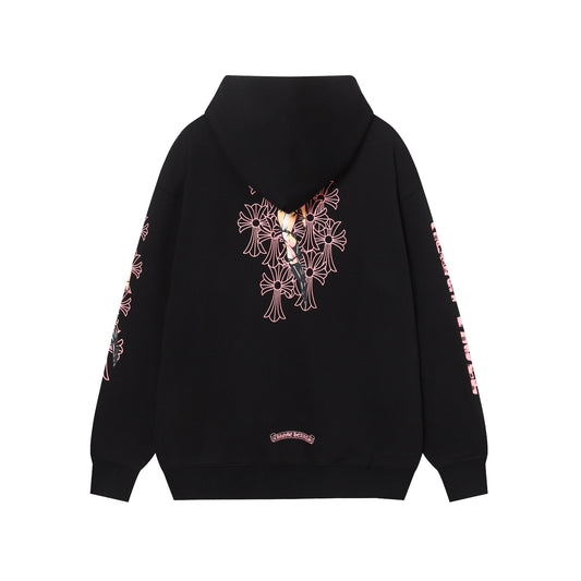 Chrome Hearts Kapuzenjacke mit Reißverschluss 9821