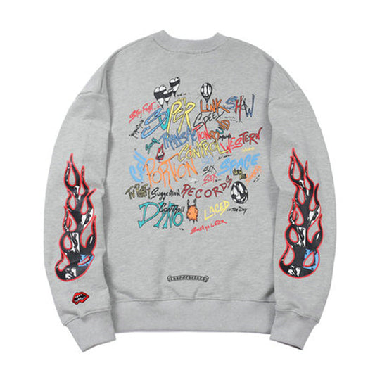 Chrome Hearts Herren Langarm-T-Shirt Sweatshirt K8863