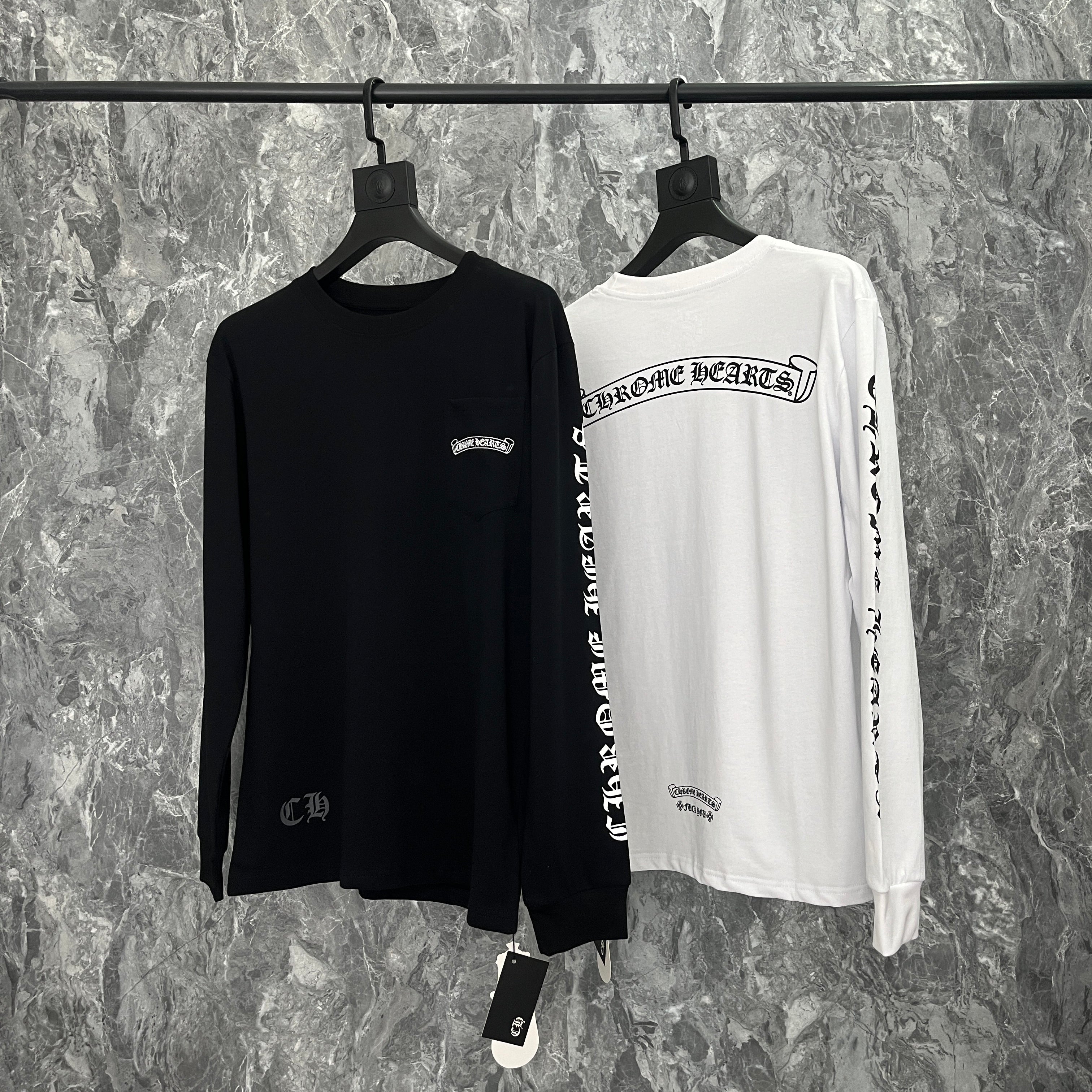 Chrome Hearts Men's Long-Sleeve T-shirt Sweatshirt K8021 – crohype