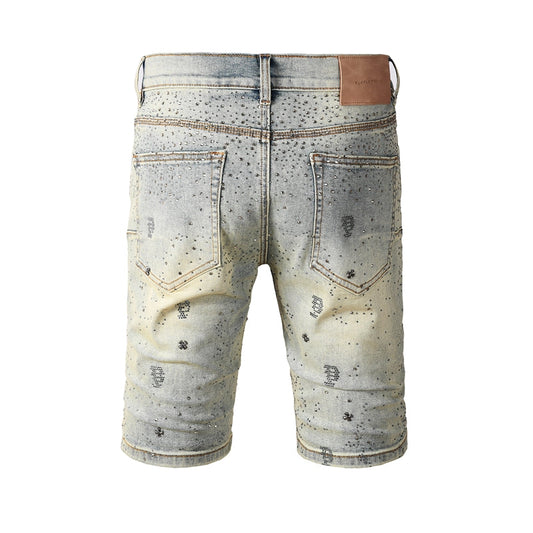PURPLE Shorts Crystals 5105