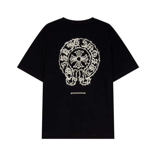T-shirt Chrome Hearts Sanskrit Horseshoe Cross TB36