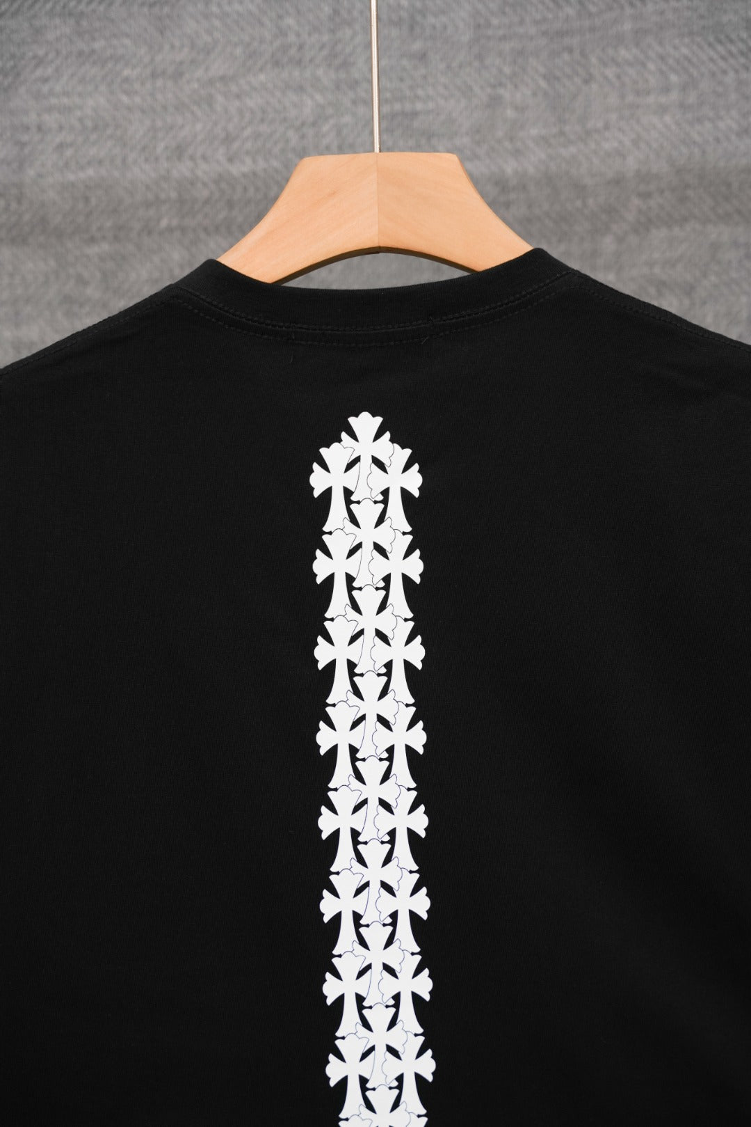 Chrome Hearts Custom Ribbed Kurzarm-T-Shirt KT33