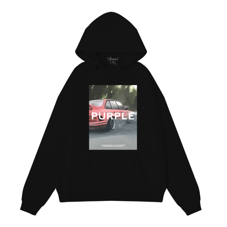Nouveau sweat à capuche violet 985