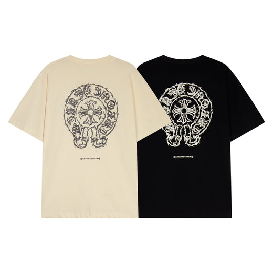 T-shirt Chrome Hearts Sanskrit Horseshoe Cross TB36
