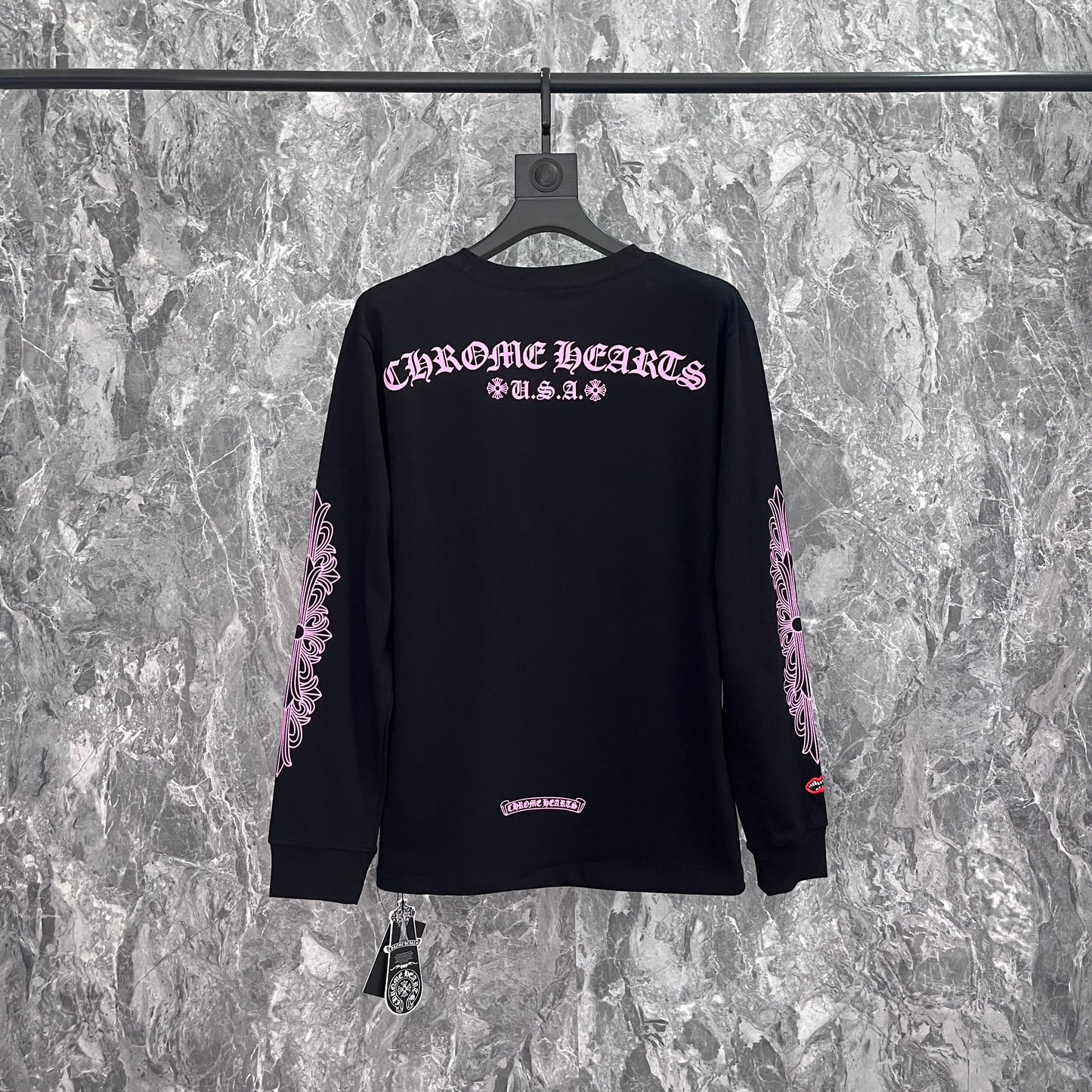 Chrome Hearts Herren Langarm-T-Shirt Sweatshirt K8019