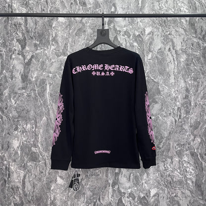 Chrome Hearts Herren Langarm-T-Shirt Sweatshirt K8019