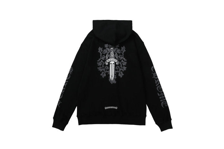 Sweat à capuche zippé Chrome Hearts M8509