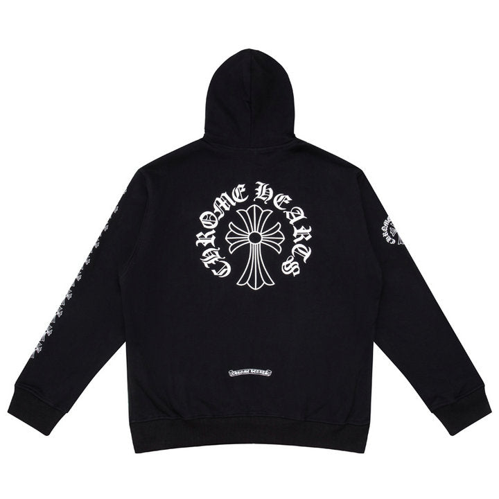 Chrome Hearts Kapuzenpullover mit Reißverschluss K5007