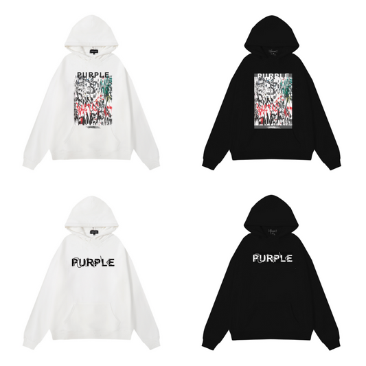 Lila Neuer Kapuzenpulli 980