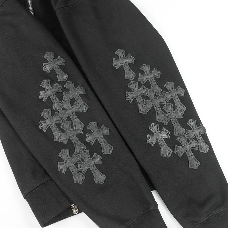 Sweat à capuche zippé Chrome Hearts