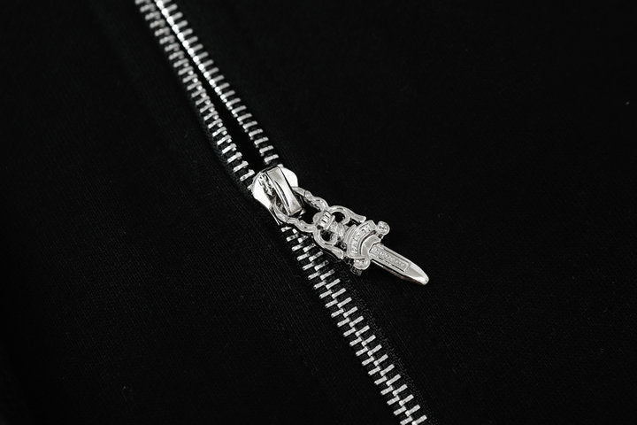 Sweat à capuche zippé Chrome Hearts M8515
