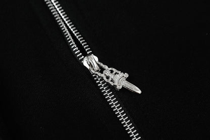 Sweat à capuche zippé Chrome Hearts M8515