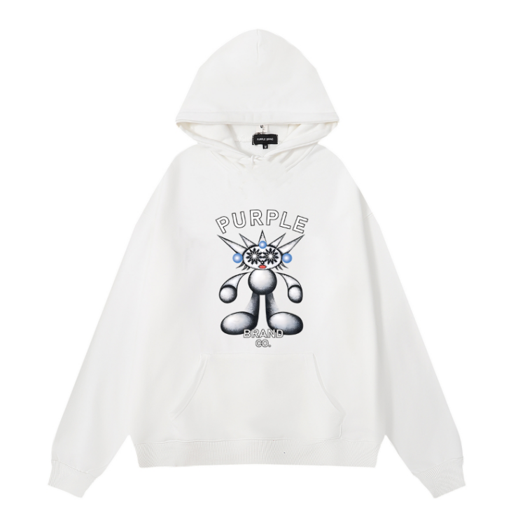 Lila neuer Hoodie 1000