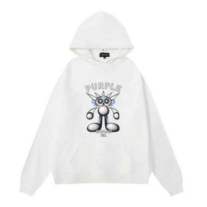 Lila neuer Hoodie 1000