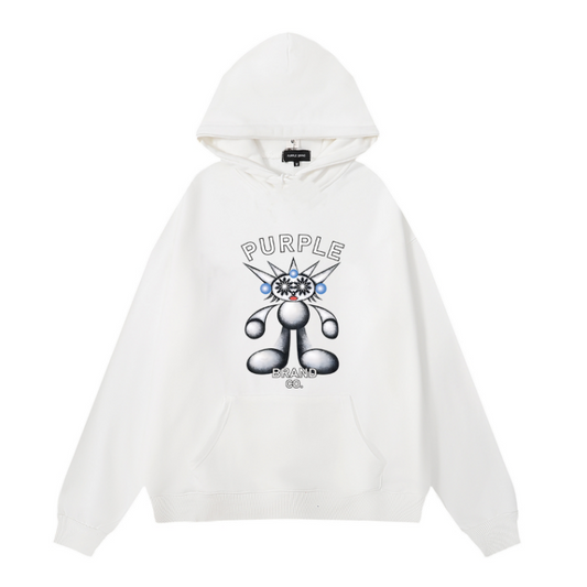 Lila neuer Hoodie 1000
