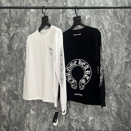 Chrome Hearts Homme T-shirt à manches longues Sweat-shirt K9019