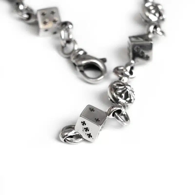 Chrome Hearts DICE AND CROSSBALL ARMBAND -4