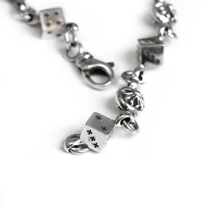 Chrome Hearts DICE AND CROSSBALL ARMBAND -4
