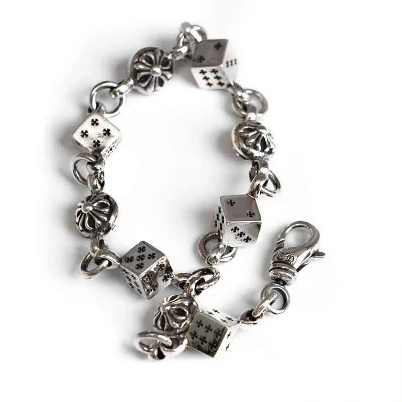 Chrome Hearts DICE AND CROSSBALL ARMBAND -4