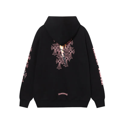 Chrome Hearts Kapuzenjacke mit Reißverschluss 9821