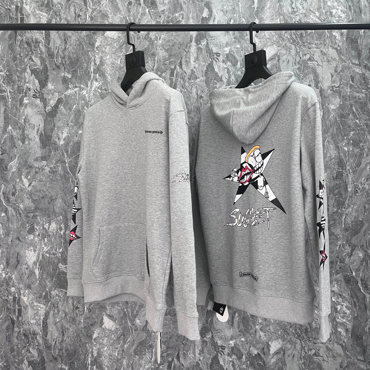 Sweat à capuche Chrome Hearts K7037
