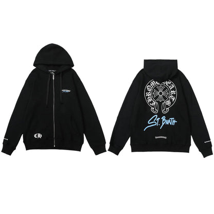 Chrome Hearts Zip-Up Hoodie M8509