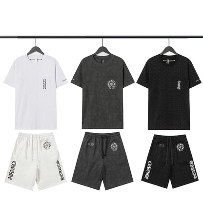 Ensemble short et t-shirt Chrome Hearts