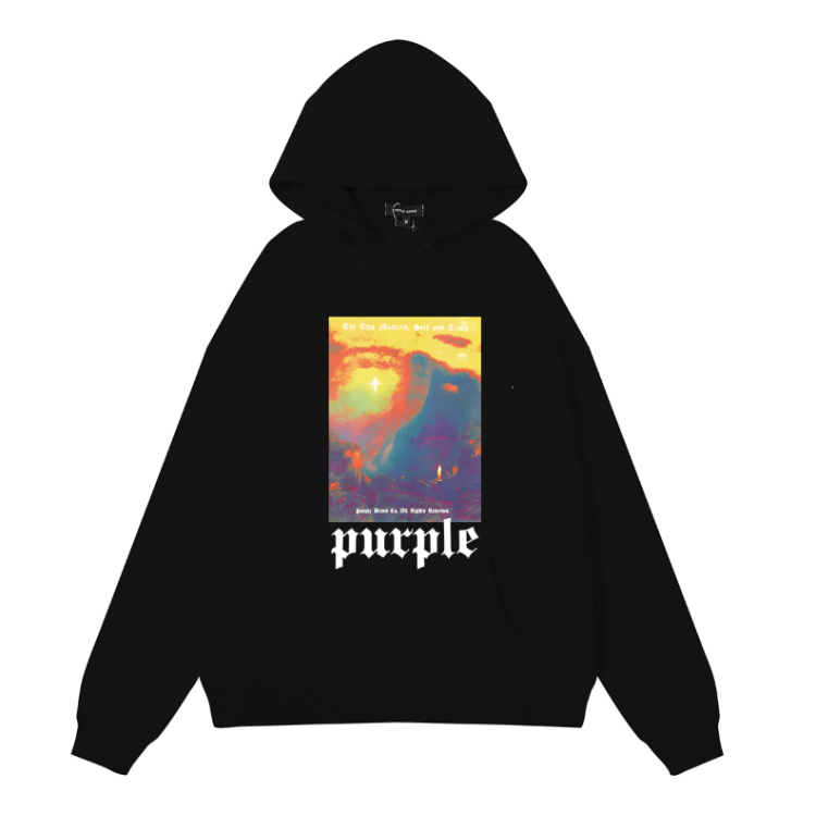 Lila neuer Hoodie 991