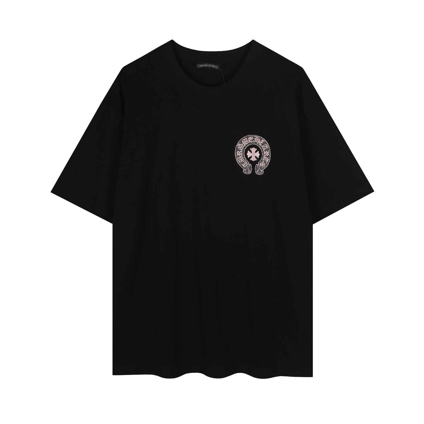 Chrome Hearts Classic Horseshoe Logo besticktes T-Shirt TB32