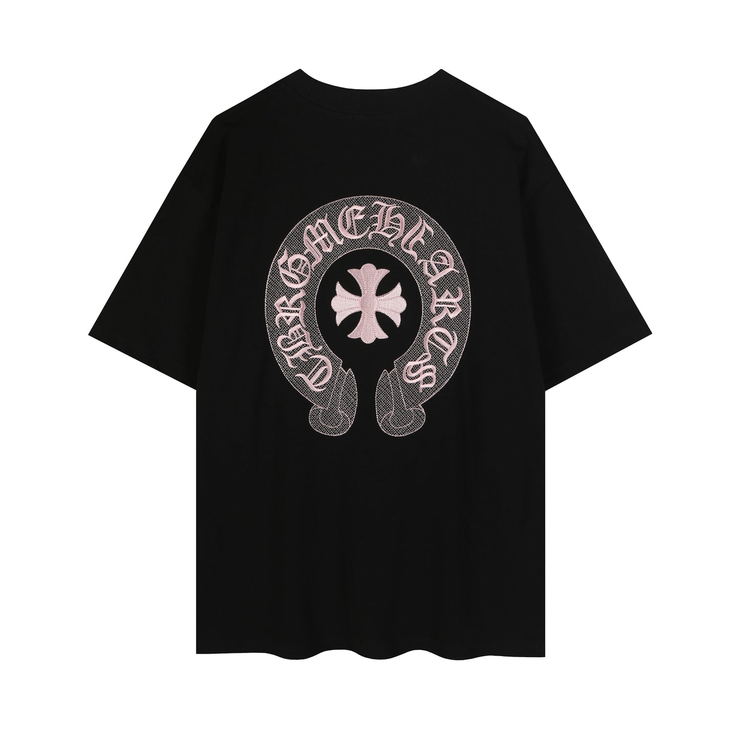 Chrome Hearts Classic Horseshoe Logo besticktes T-Shirt TB32