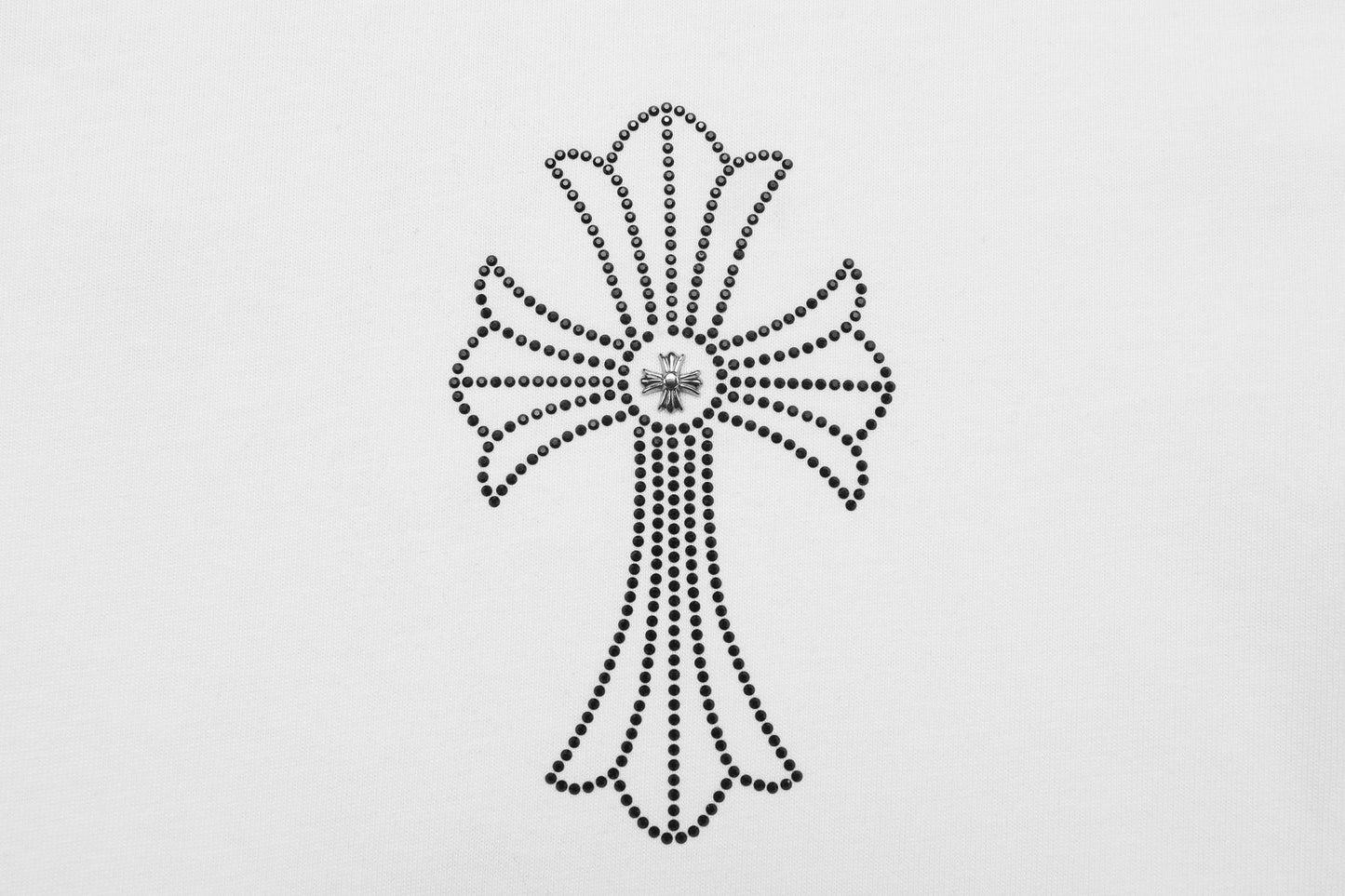 T-shirt Col Rond Chrome Hearts Firework Strass 2623