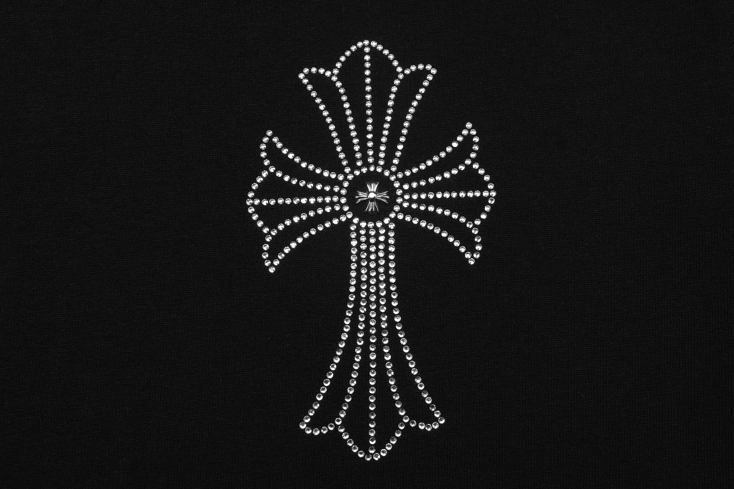 T-shirt Col Rond Chrome Hearts Firework Strass 2623