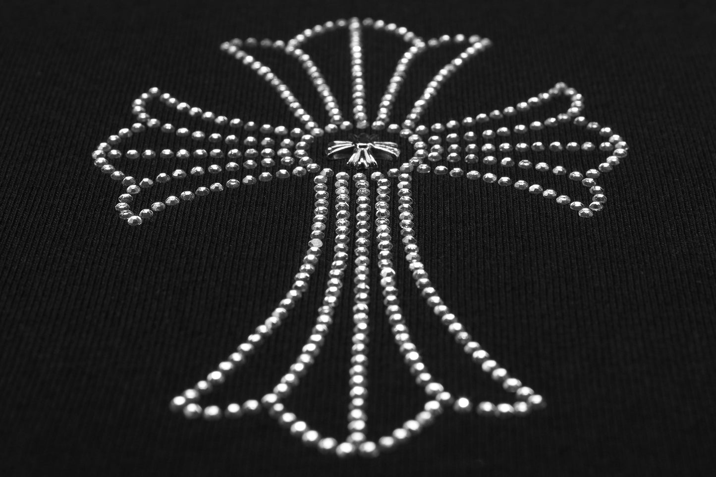 T-shirt Col Rond Chrome Hearts Firework Strass 2623