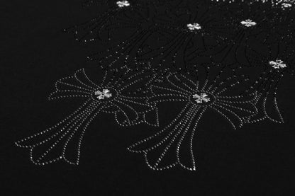 T-shirt Col Rond Chrome Hearts Firework Strass 2623