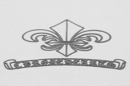 T-shirt imprimé réfléchissant avec emblème Iris Chrome Hearts 2621