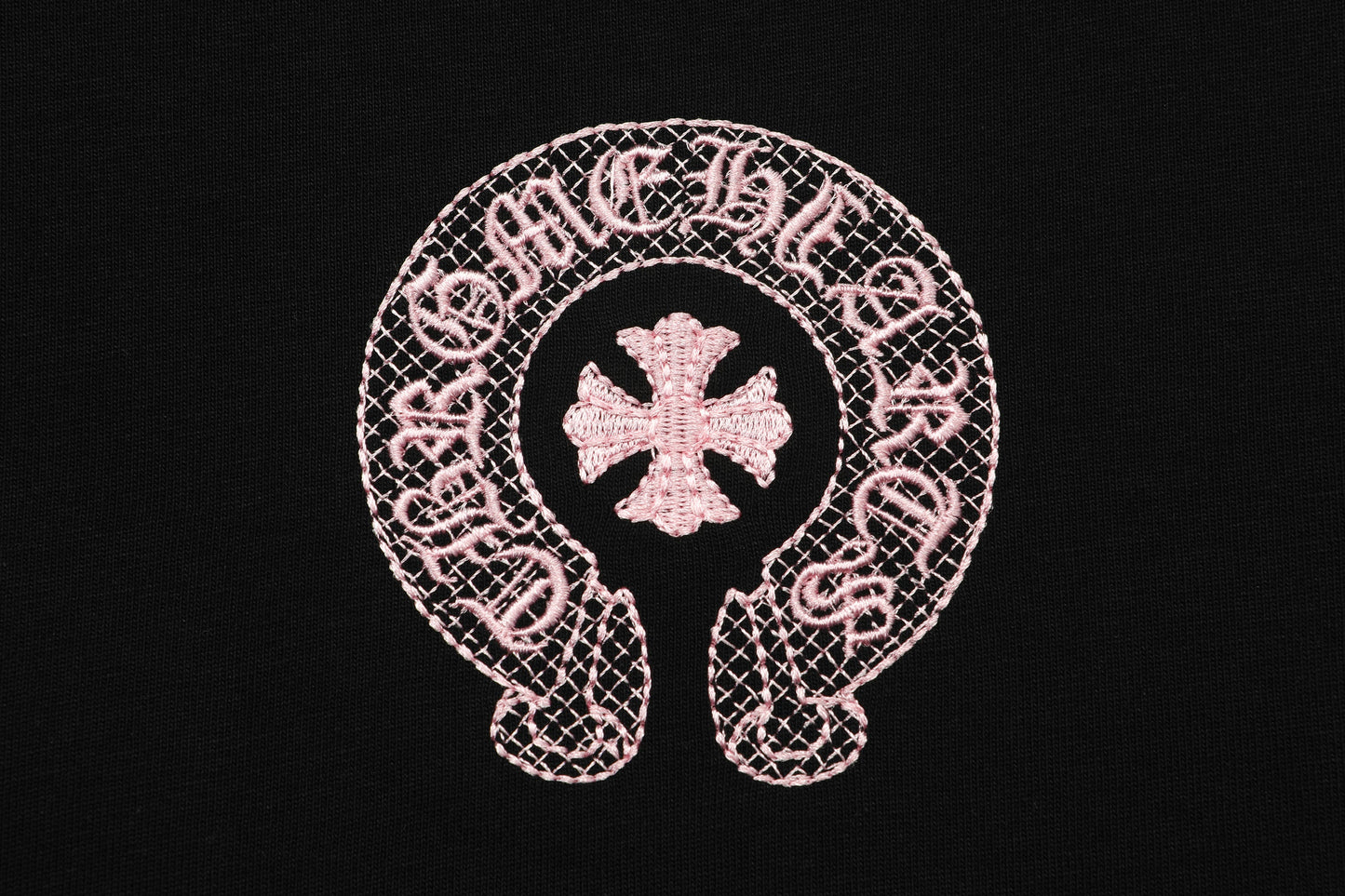 Chrome Hearts Classic Horseshoe Logo besticktes T-Shirt TB32