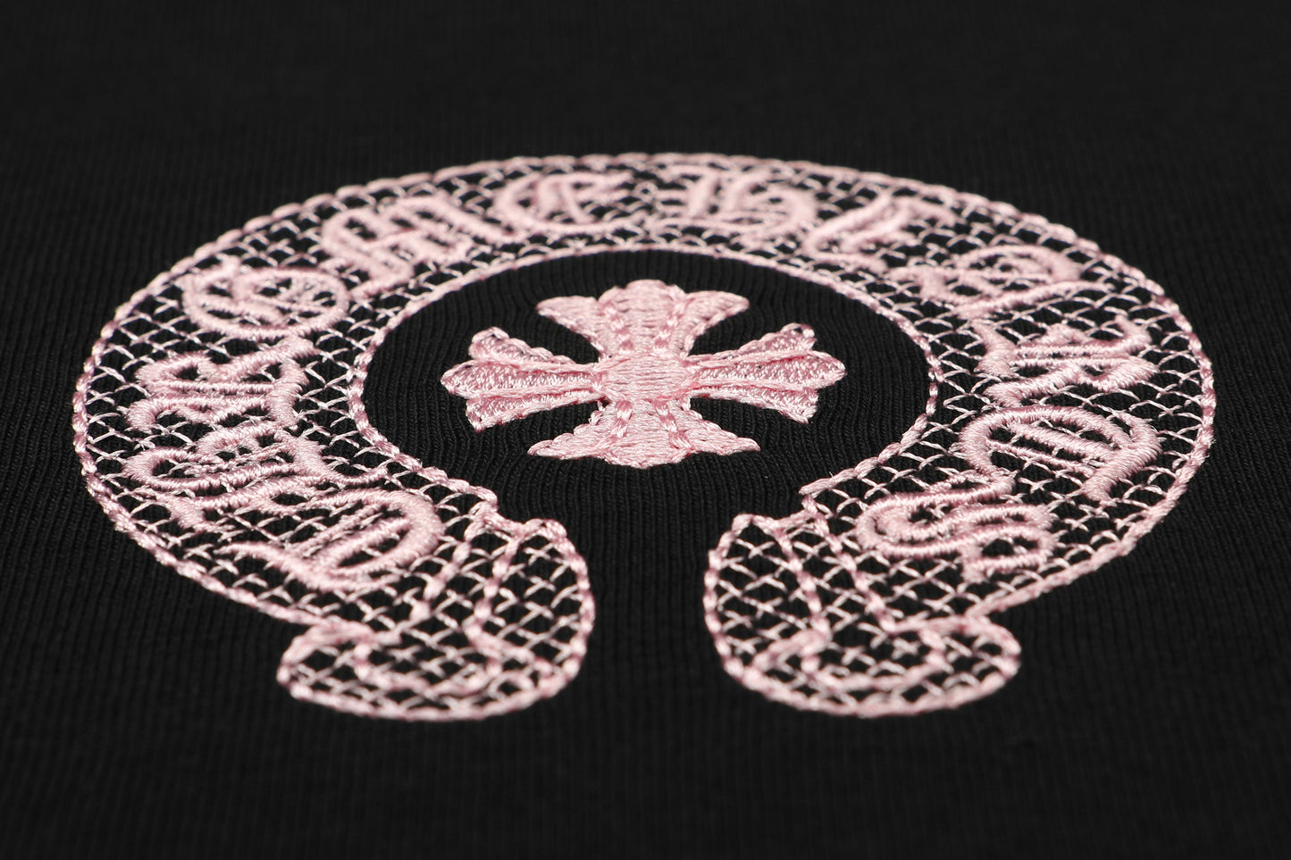 Chrome Hearts Classic Horseshoe Logo besticktes T-Shirt TB32