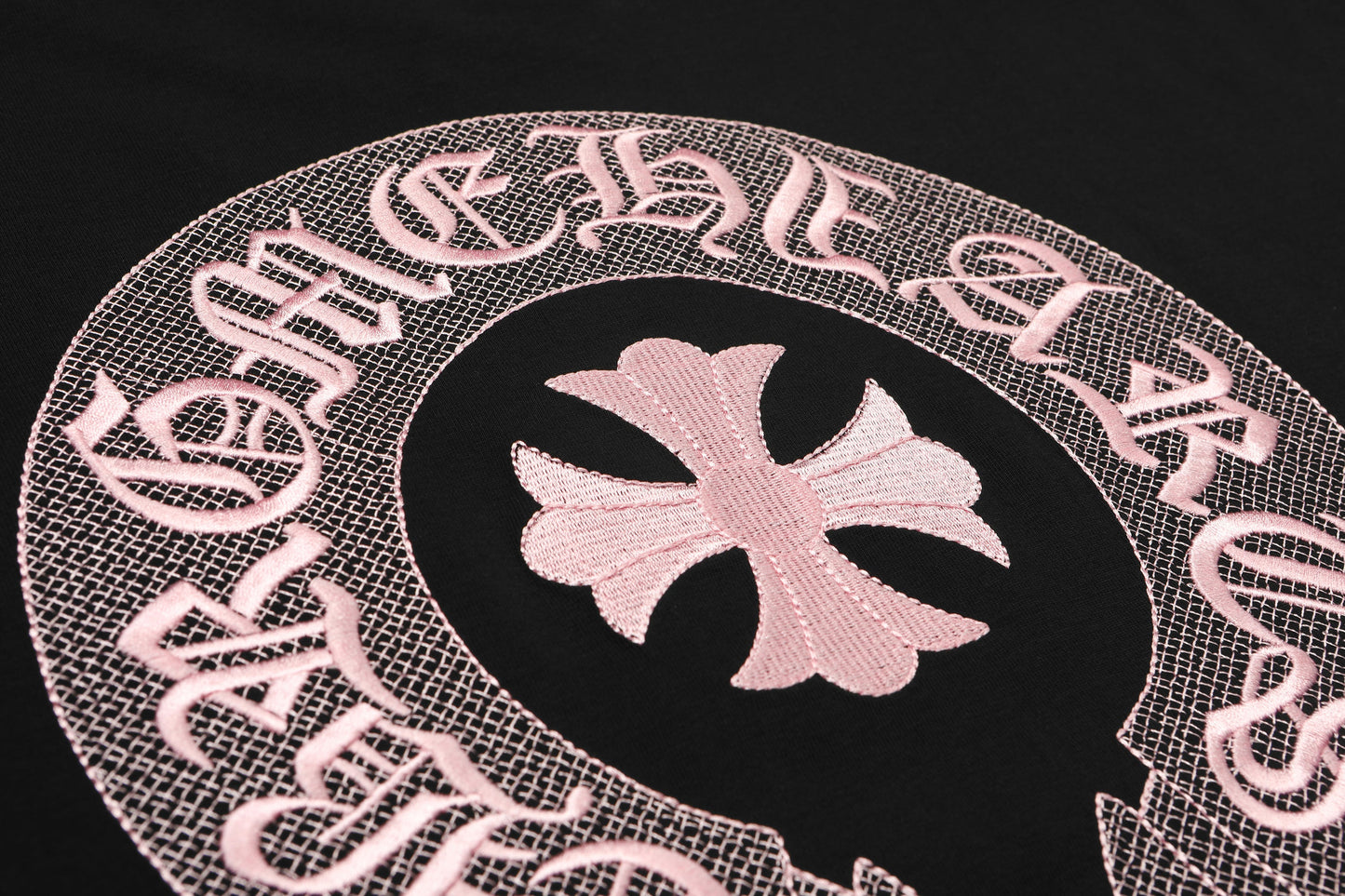 Chrome Hearts Classic Horseshoe Logo besticktes T-Shirt TB32
