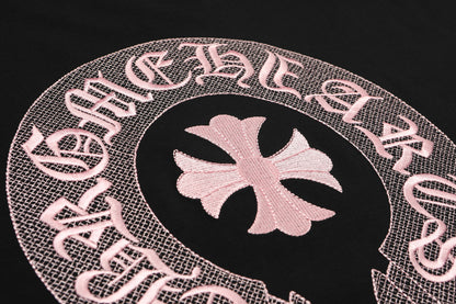 Chrome Hearts Classic Horseshoe Logo besticktes T-Shirt TB32