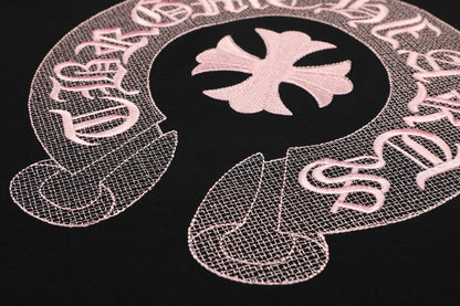 Chrome Hearts Classic Horseshoe Logo besticktes T-Shirt TB32