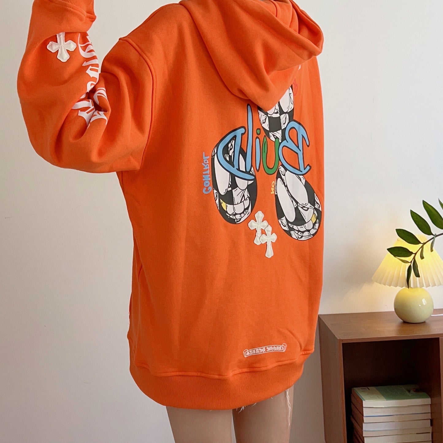 Sweat à capuche Chrome Hearts K7005