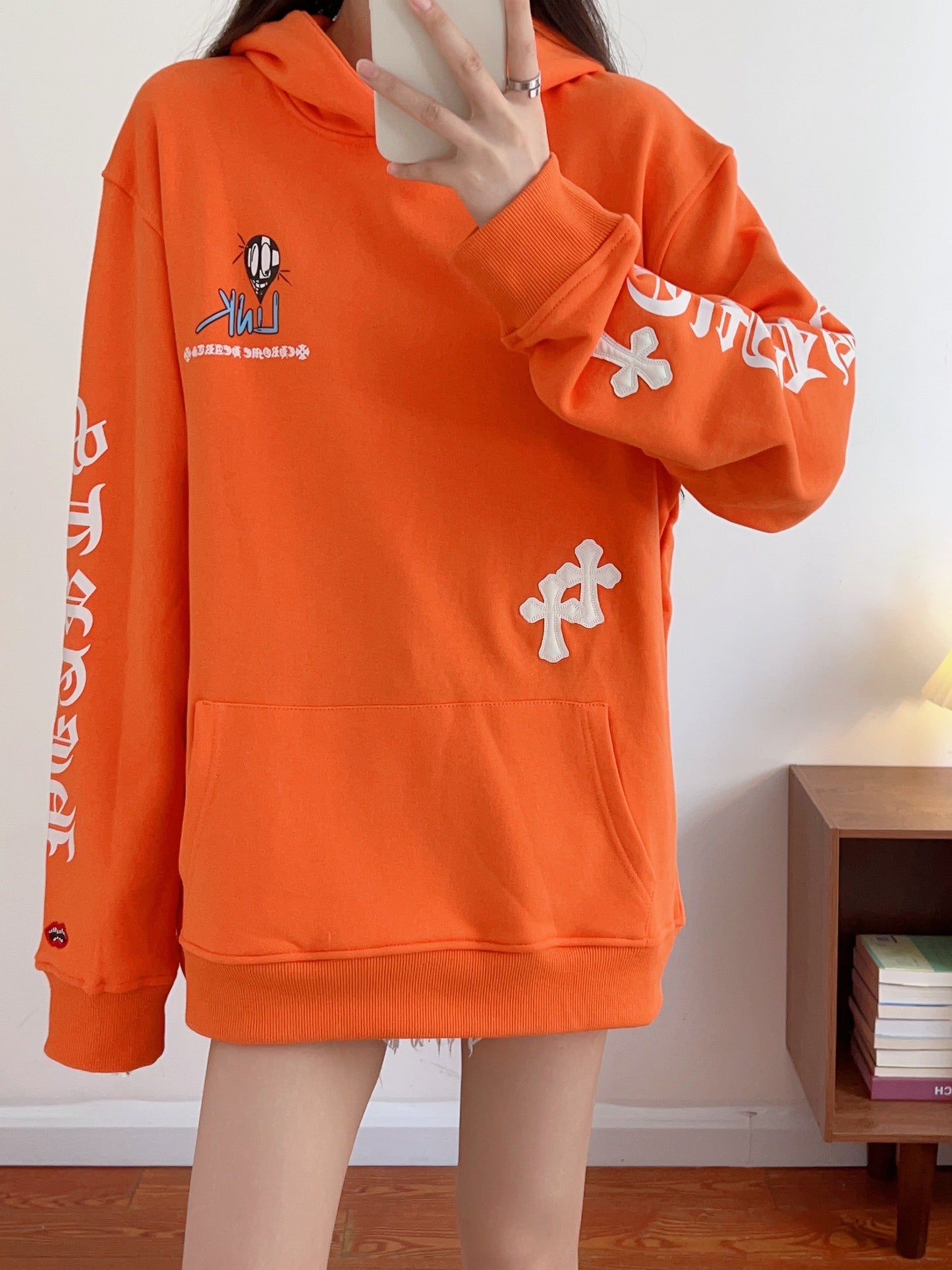 Sweat à capuche Chrome Hearts K7005