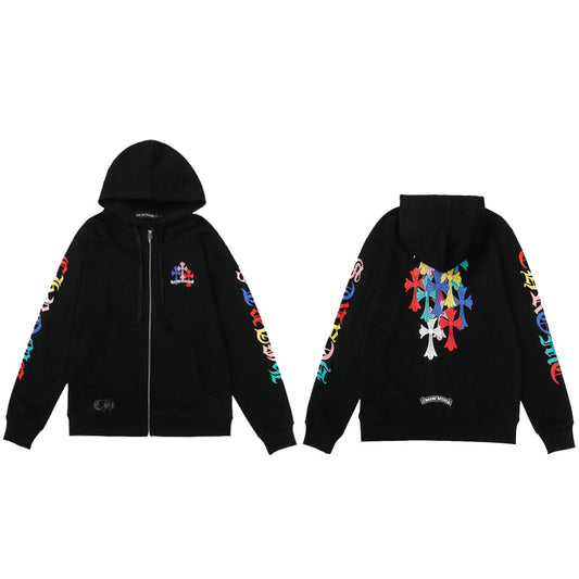 Chrome Hearts Kapuzenjacke mit Reißverschluss M8508