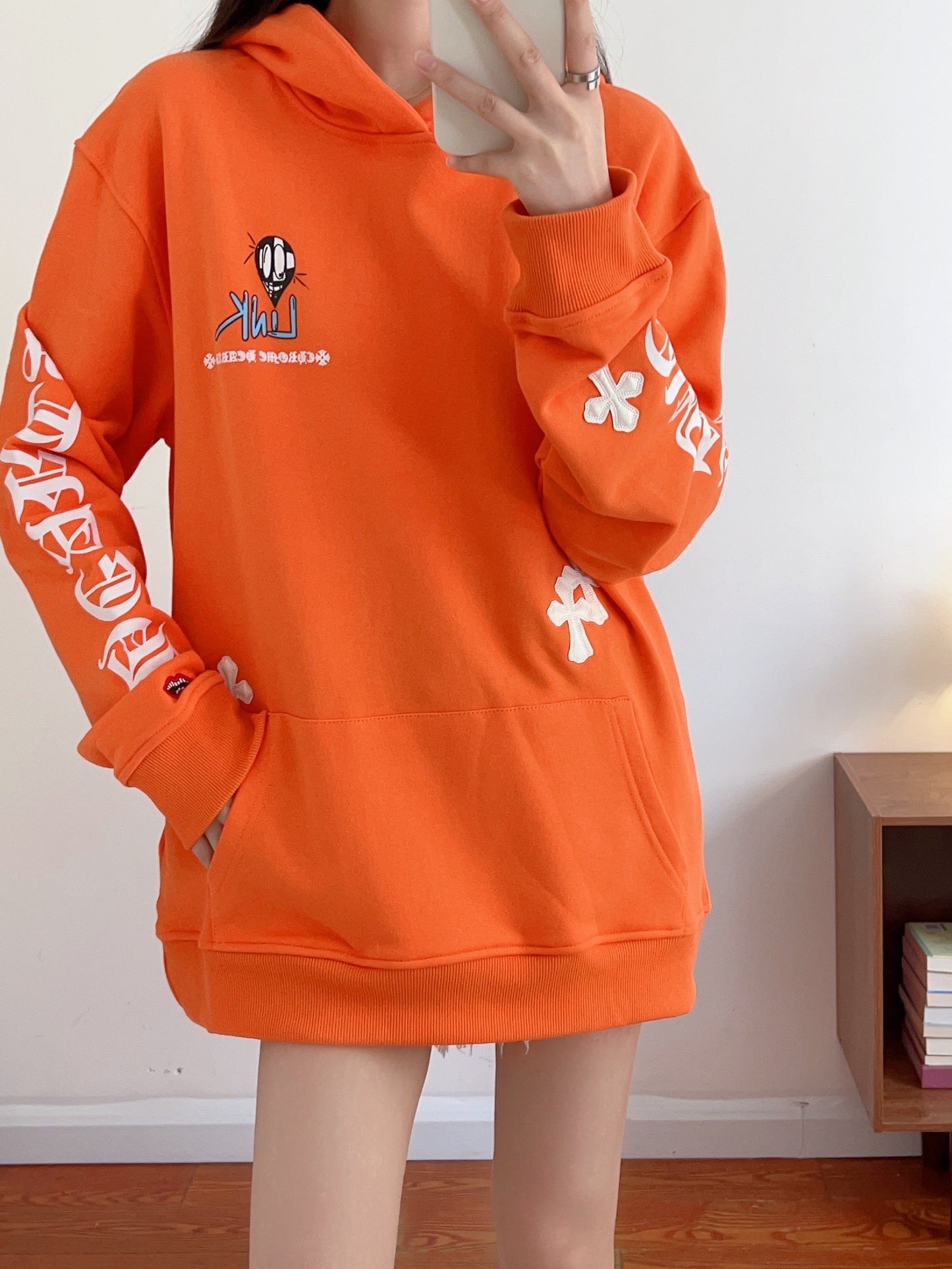 Sweat à capuche Chrome Hearts K7005