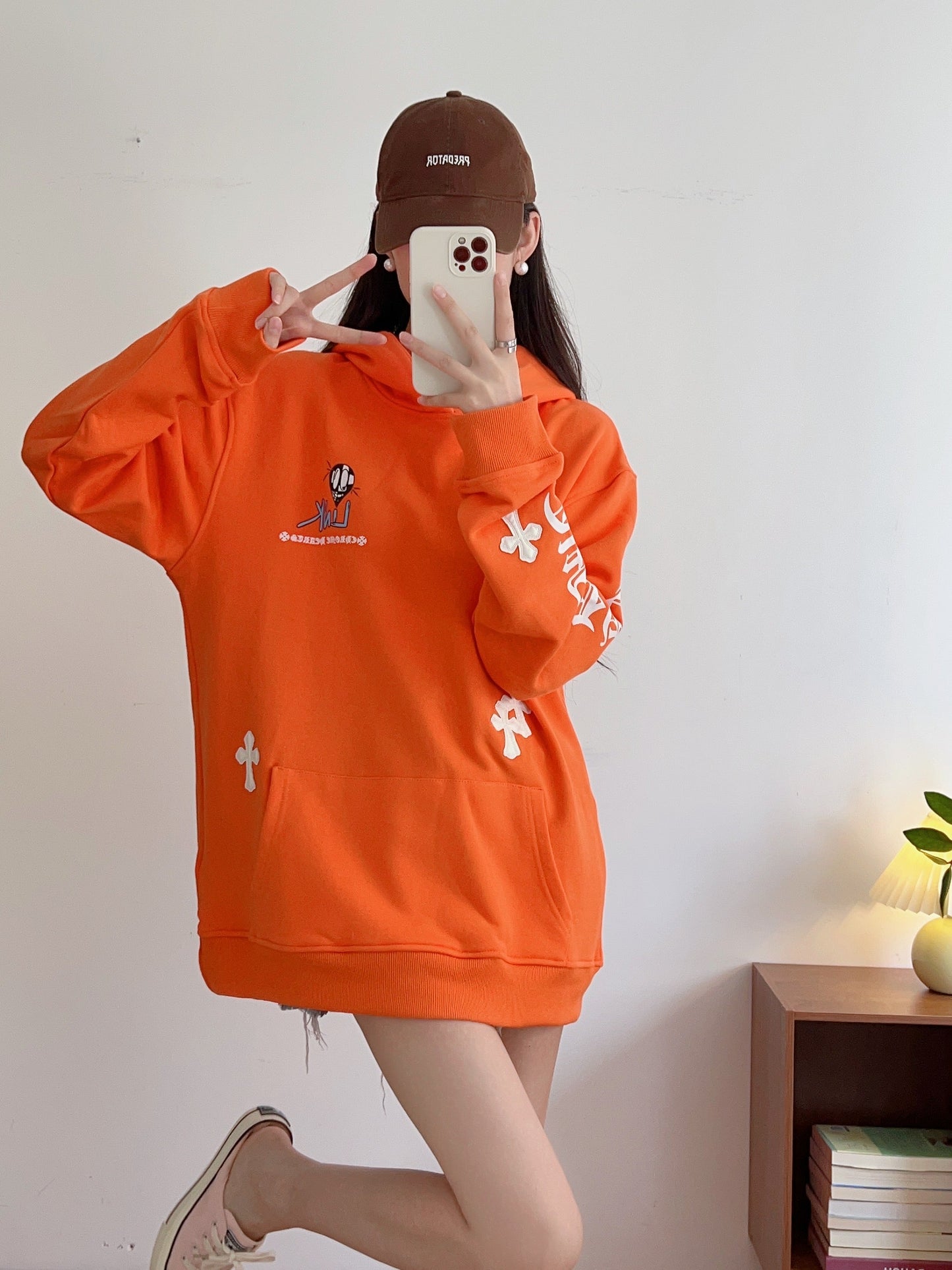 Sweat à capuche Chrome Hearts K7005