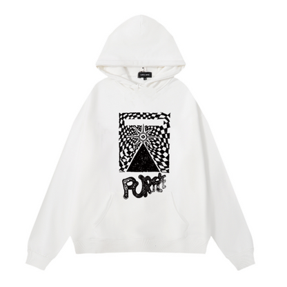 Nouveau sweat à capuche violet 996