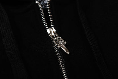 Sweat à capuche zippé Chrome Hearts M8509
