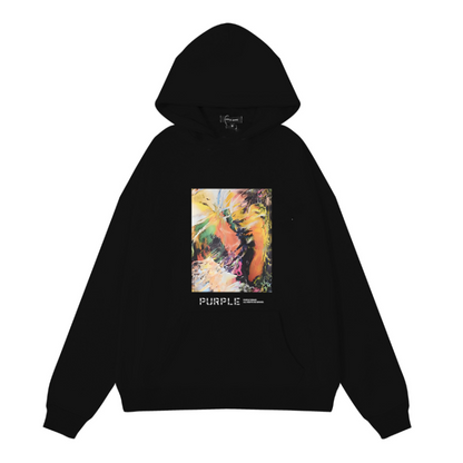 Lila neuer Hoodie 986