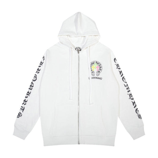 Chrome Hearts Kapuzenpullover mit Reißverschluss K5012