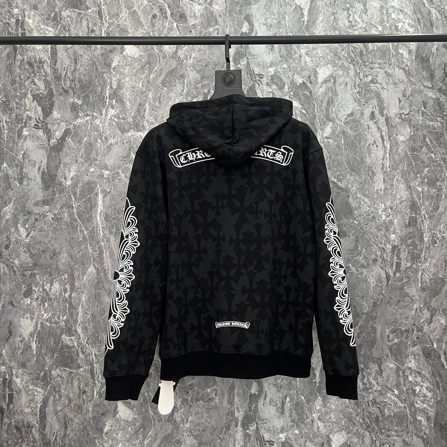 Sweat à capuche zippé Chrome Hearts K5028